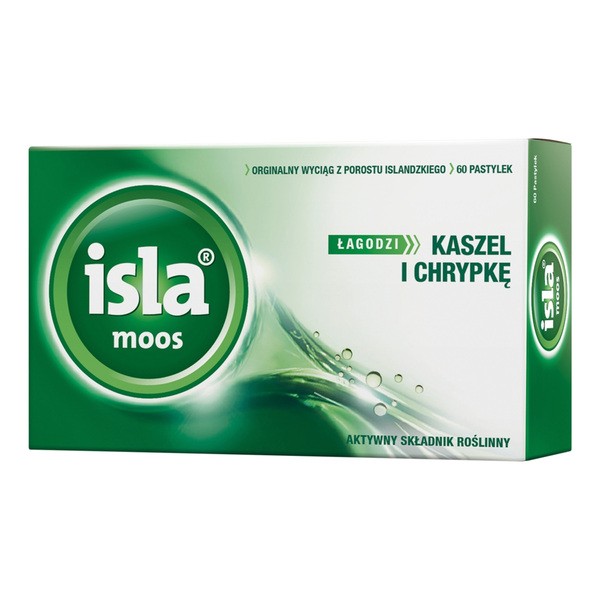 Isla-Moos, pastylki do ssania, 60 szt.
