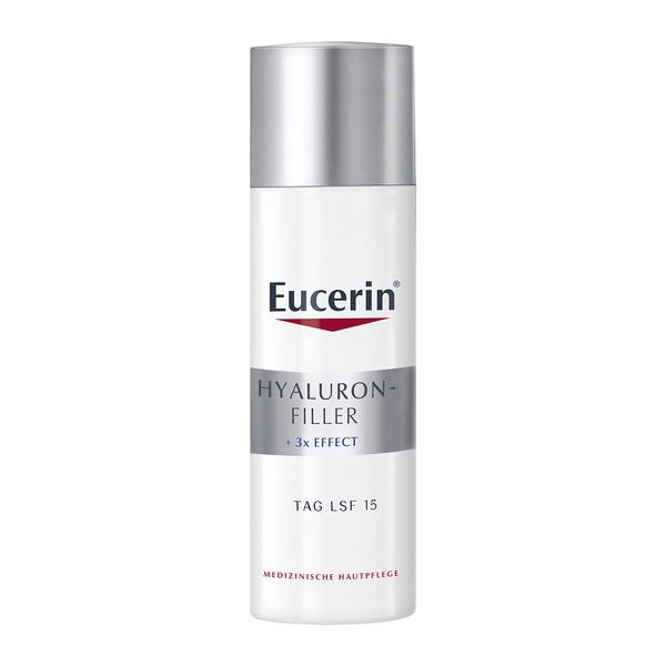 Eucerin Hyaluron-Filler, przeciwzmarszczkowy krem na dzień z kwasem Hialuronowym do skóry normalnej i mieszanej SPF 15, 50 ml