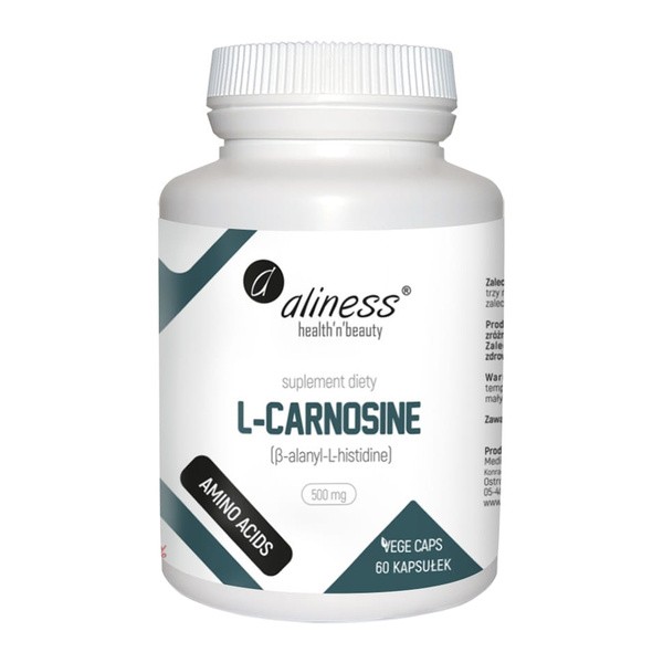 Aliness L-Carnosine, 500 mg, kapsułki, 60 szt.