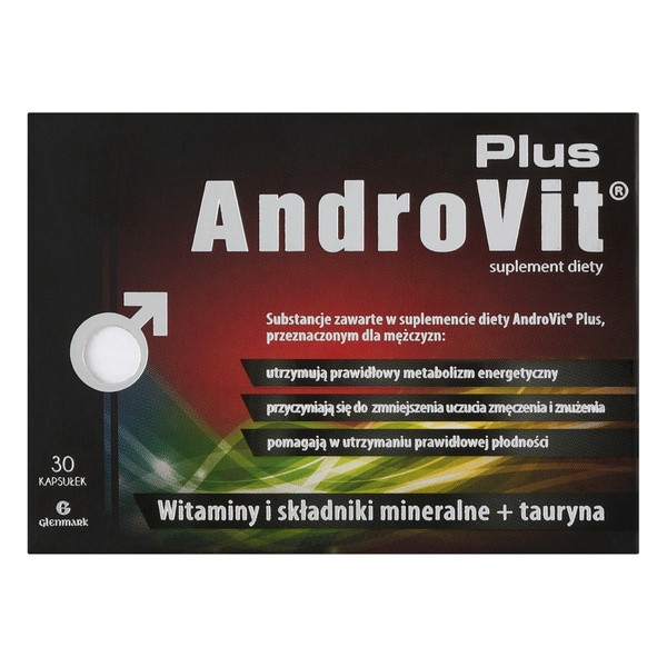 Androvit Plus, kapsułki żelatynowe miękkie, 30 szt.