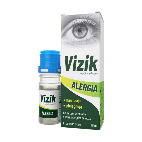Vizik Alergia, krople na zaczerwienione, suche i swędzące oczy, 10 ml
