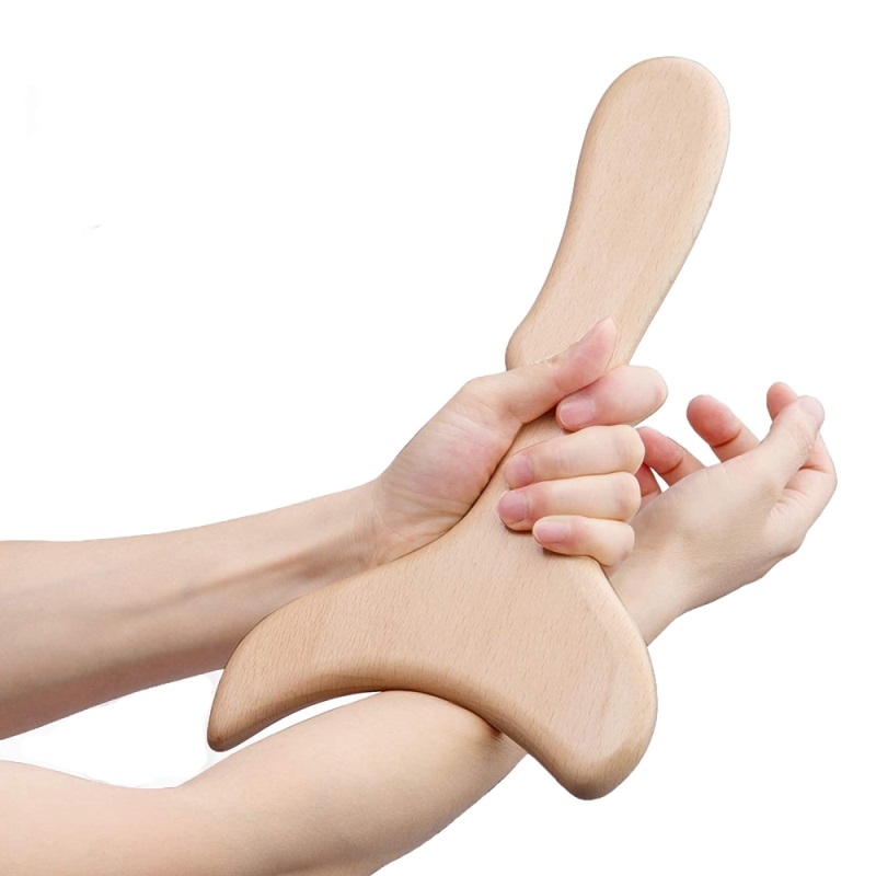 Drewniany masażer limfatyczny do drenażu, narzędzie do masażu terapeutycznego z drewna, narzędzie do modelowania sylwetki, do terapii Madero, antycellulitowej, rozluźniającej mięśnie