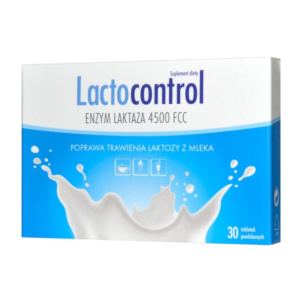Lactocontrol, tabletki powlekane, 30 szt.