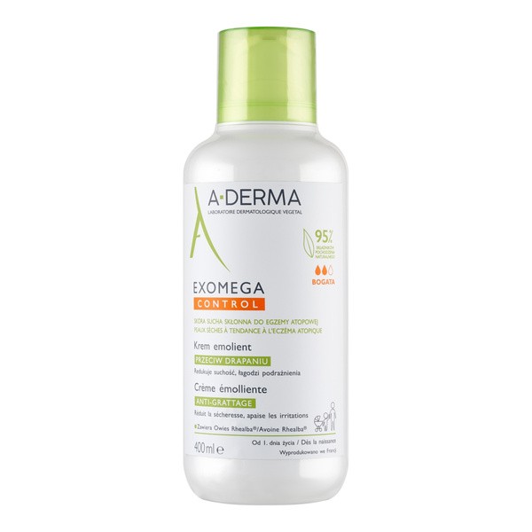 Aderma Exomega Control, krem emolient, 400 ml