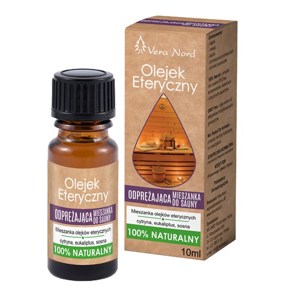 Vera Nord, Odprężająca mieszanka do sauny, olejek eteryczny, 10 ml