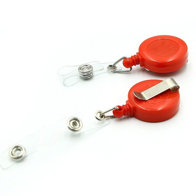 Wholesale Candy Colors Retractable Badge Holder Pull Reel