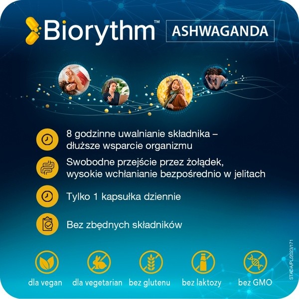 Biorythm, Ashwagandha, kapsułki, 30 szt.