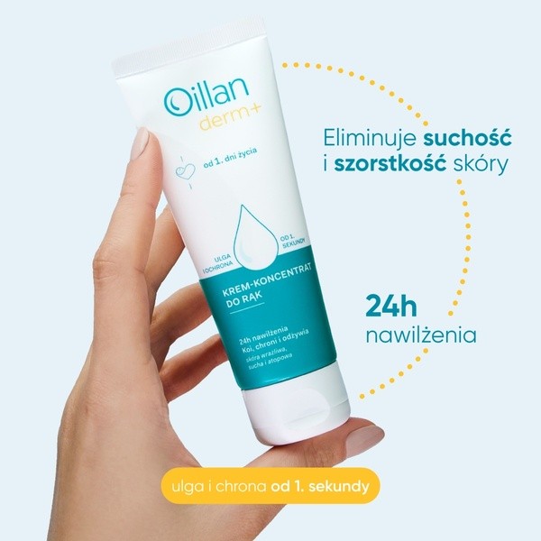 Oillan Derm+, krem-koncentrat do rąk, 75 ml