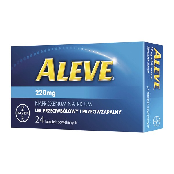 Aleve, 220 mg, tabletki powlekane, 24 szt.