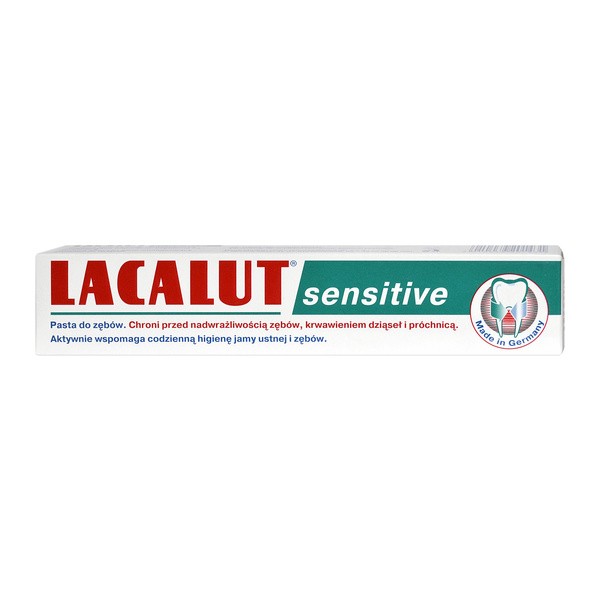Lacalut Sensitive, pasta do zębów wrażliwych, 75 ml
