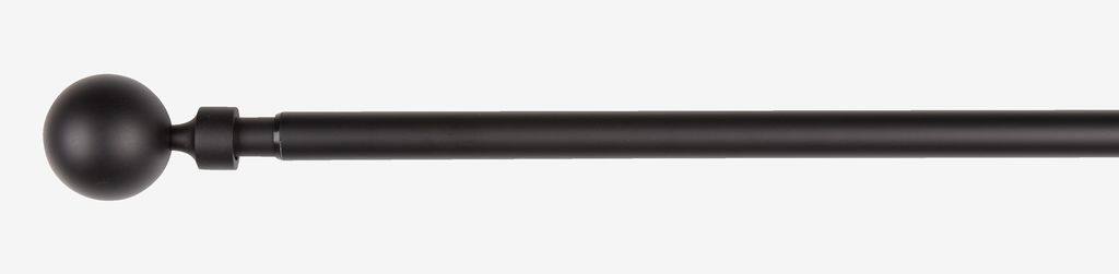 STOCKHOLM gardinstang 19mm 160-300cm sort
