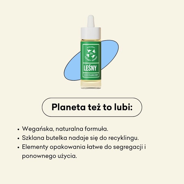Mydlarnia 4 Szpaki, olejek do pielęgnacji brody Leśny, 30 ml