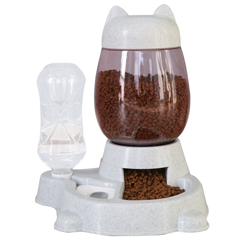 Pet Dog Cat Bowl Automatic Water Dispenser Food Feeder Container For Cats Dogs Drinking Eating Pet Products Supplies