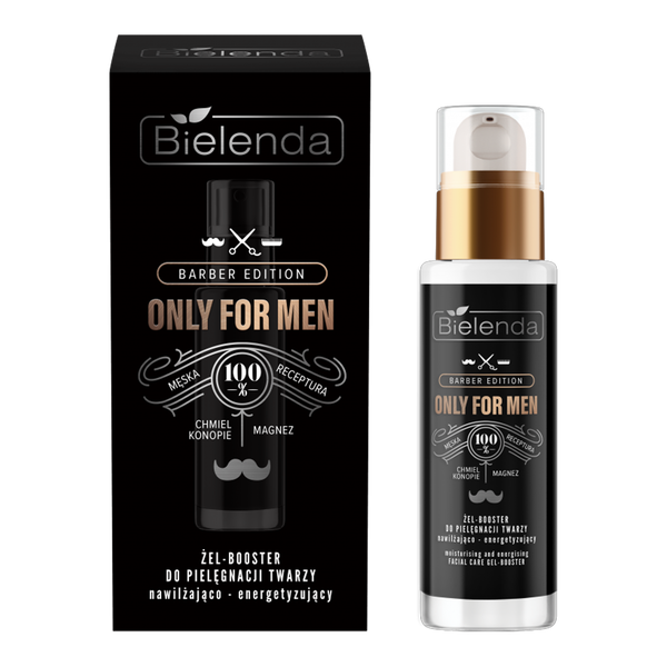 Bielenda Only For Men, żel-booster nawilżająco-energetyzujący, 30 ml