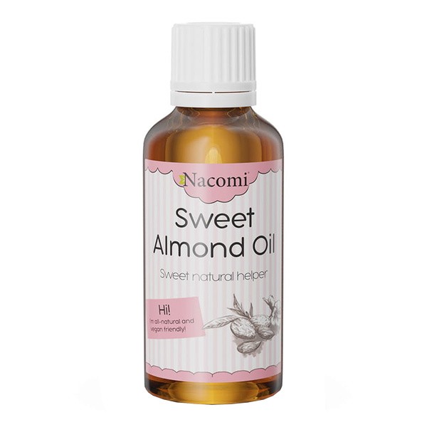 Nacomi, olej ze słodkich migdałów, rafinowany, 50 ml