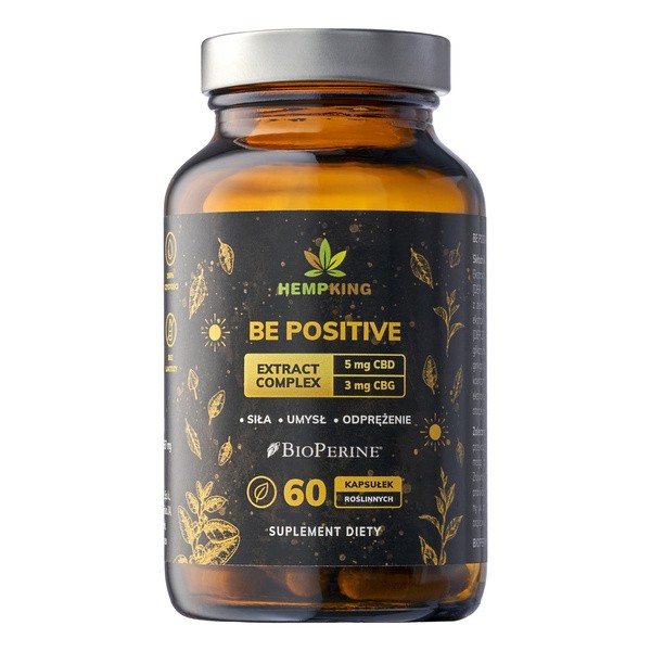 HempKing, Be positive, kapsułki, 60 szt.