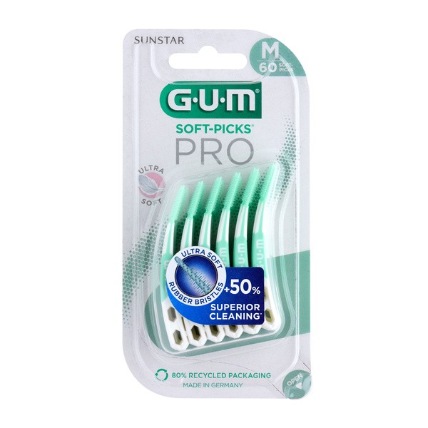 Gum Soft-Picks Pro, gumowa szczoteczka międzyzębowa M, 30 szt.