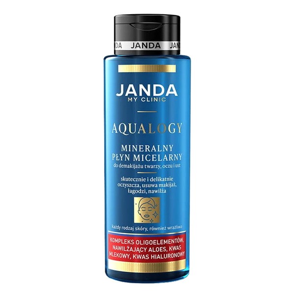 Janda My Clinic Aqualogy, mineralny płyn micelarny, 400 ml