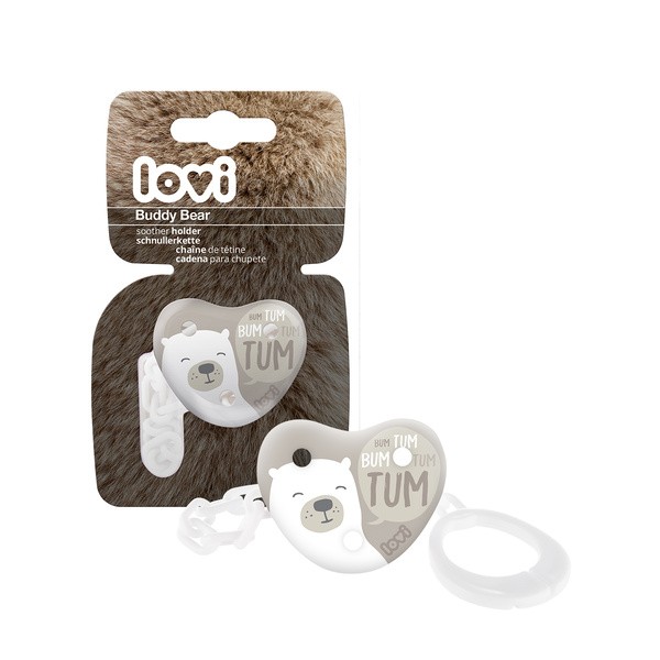 Canpol Lovi, łańcuszek do smoczka Buddy Bear, 1 szt.