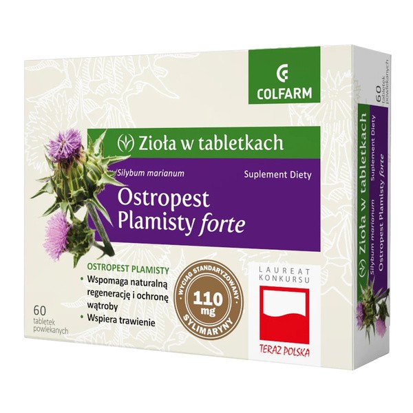Ostropest plamisty forte, tabletki, 60 szt.