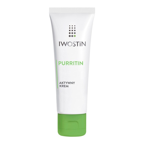 Iwostin Purritin, aktywny krem, skóra tłusta i trądzikowa, 40 ml