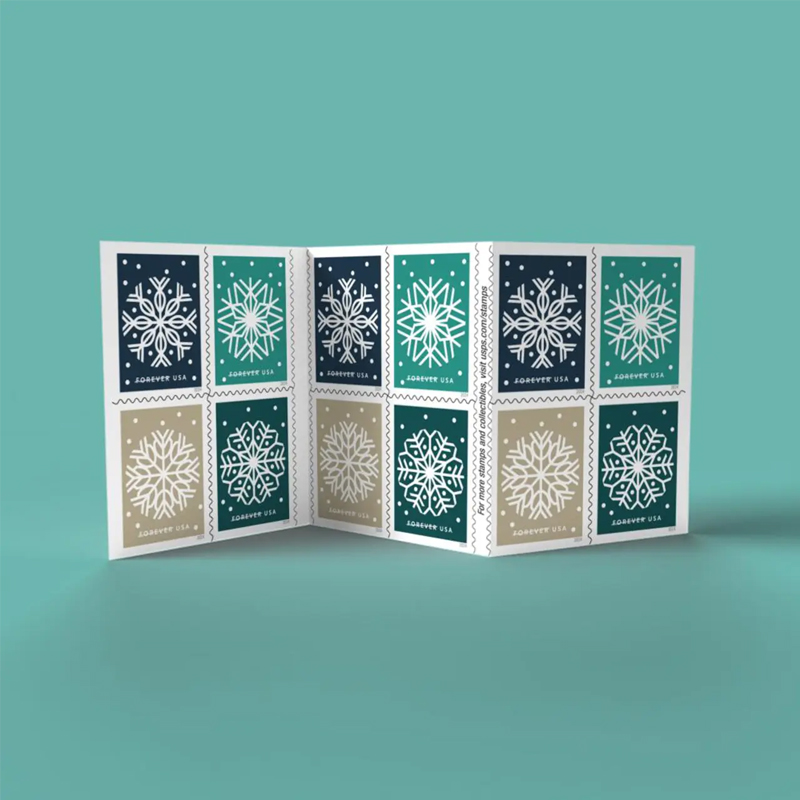 2024 Winter Whimsy Stamps, Book of 20 Forever |Multiple Stamp Designs