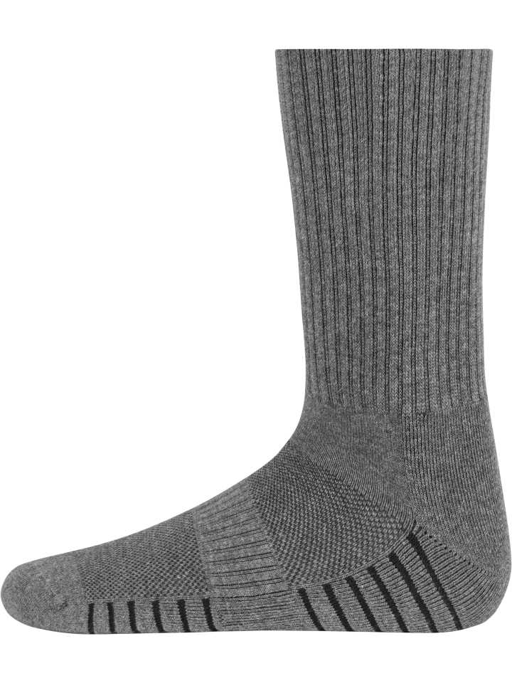 normani 4 Trekkingwandersocken mit Polstersohle und Komfortbund in Grau günstig kaufen