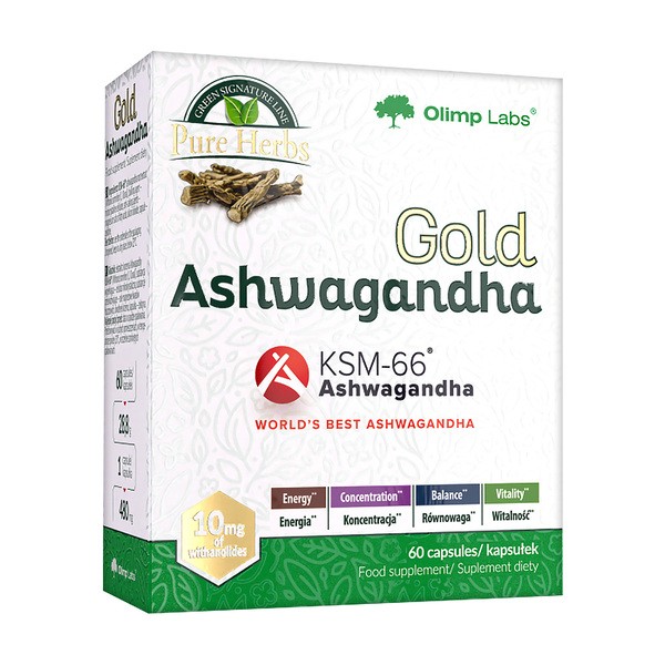 Olimp Gold Ashwagandha, kapsułki, 60 szt.