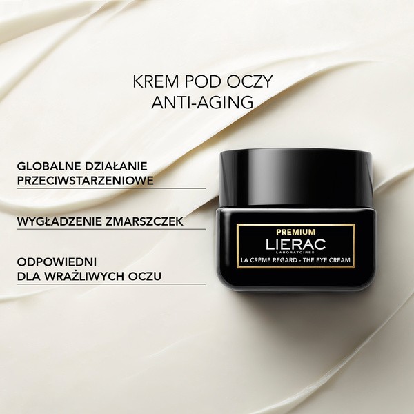 Lierac Premium, przeciwzmarszczkowy krem pod oczy, 20 ml