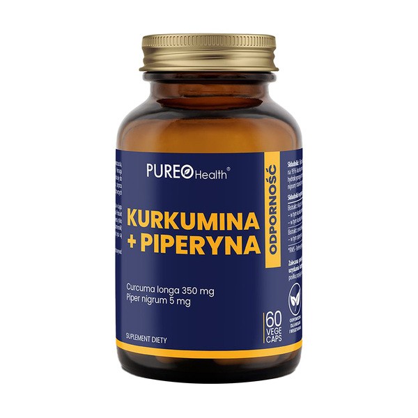 Pureo Health Kurkumina + piperyna, kapsułki, 60 szt.