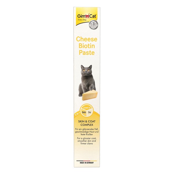 GimCat Cheese Paste z biotyną, pasta dla kota, 100 g
