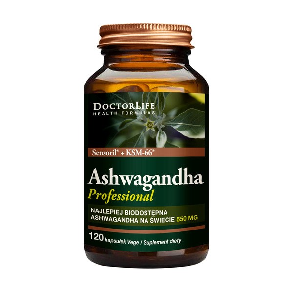 DoctorLife Ashwagandha, kapsułki, 120 szt.