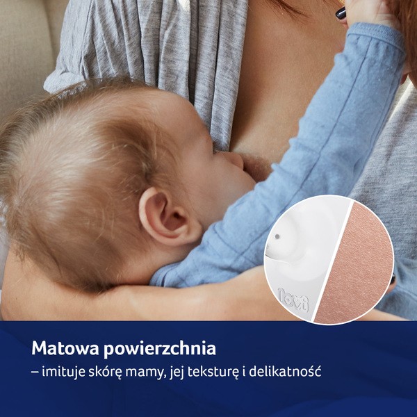 Canpol Lovi Skin Touch, silikonowe osłonki na piersi, rozmiar S, 2 szt.