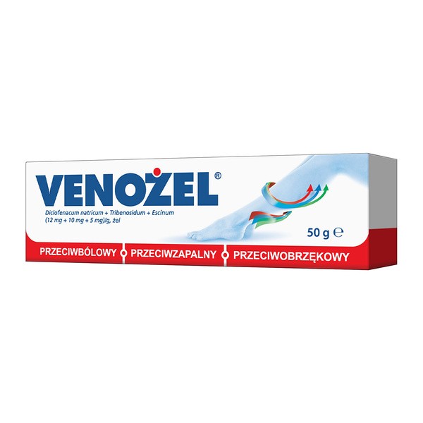Venożel, 50 g, żel