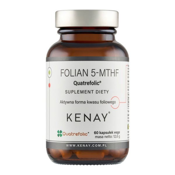 KENAY Folian 5-MTHF Quatrefolic, kapsułki, 60 szt.
