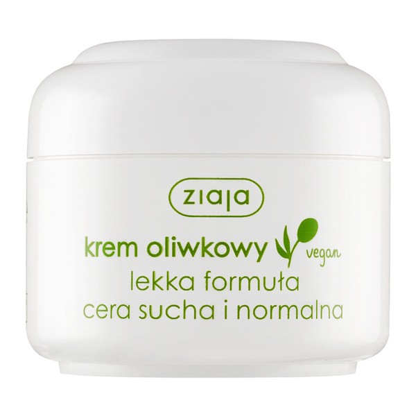 Ziaja, krem oliwkowy, lekka formuła, cera sucha i normalna, 50 ml