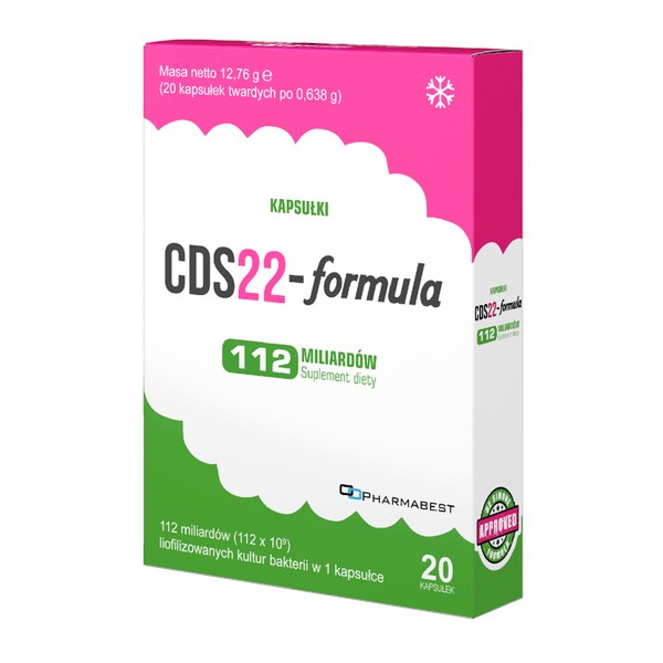 CDS22-formula 112 mld (dawniej Vivomix), kapsułki, 20 szt.