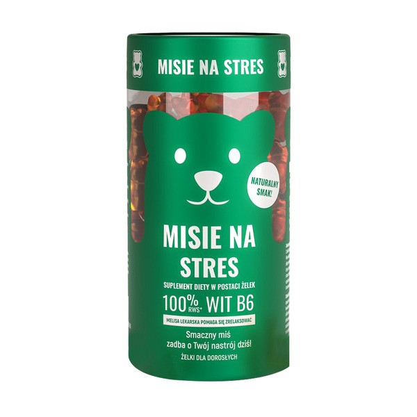 Misie na stres, żelki, smak brzoskwiniowy, 300 g