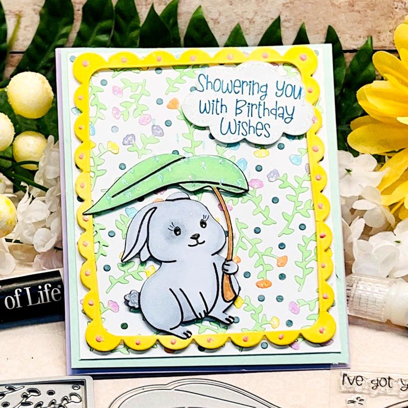 moregardenbunny2stamp Clear Stamp Set
