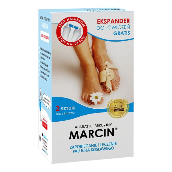 Marcin, aparat korekcyjny na haluksy, 1 zestaw
