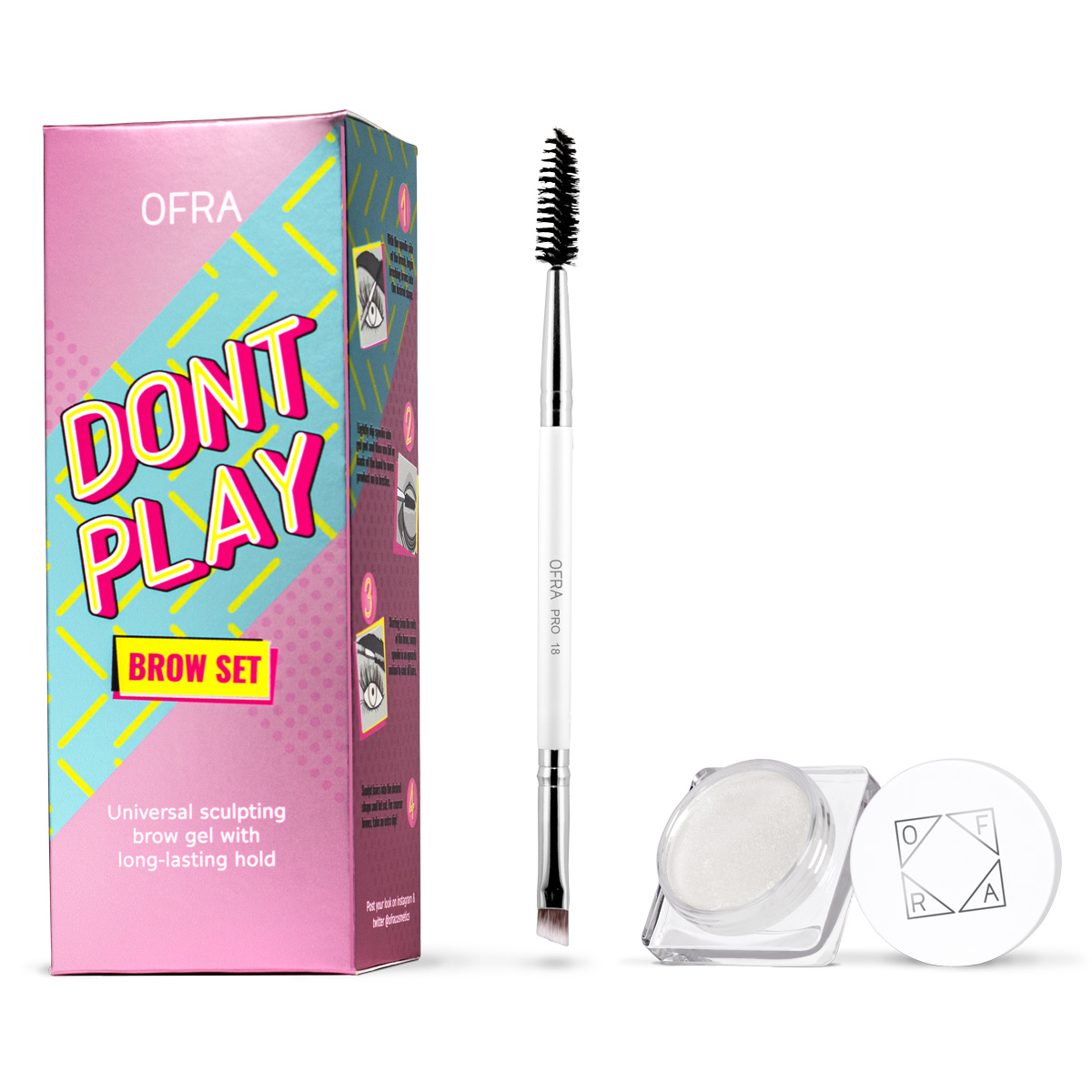 OFRA Cosmetics Dont Play Brow Gel Set
