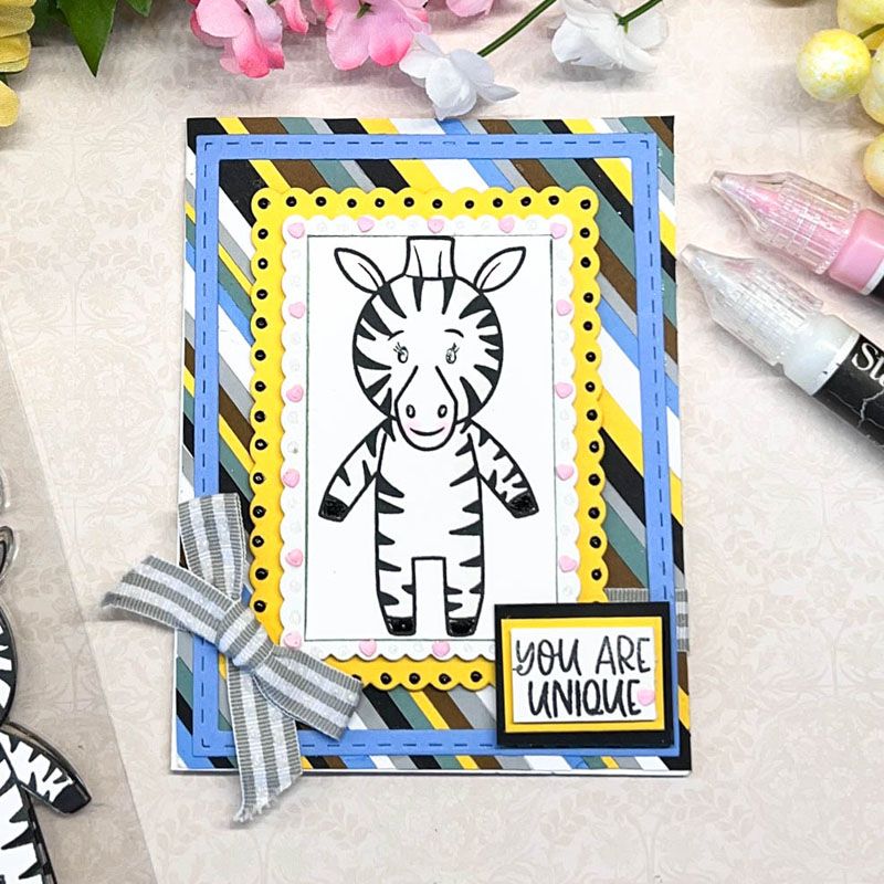 Little Peeps Zebra Clear Stamp Set