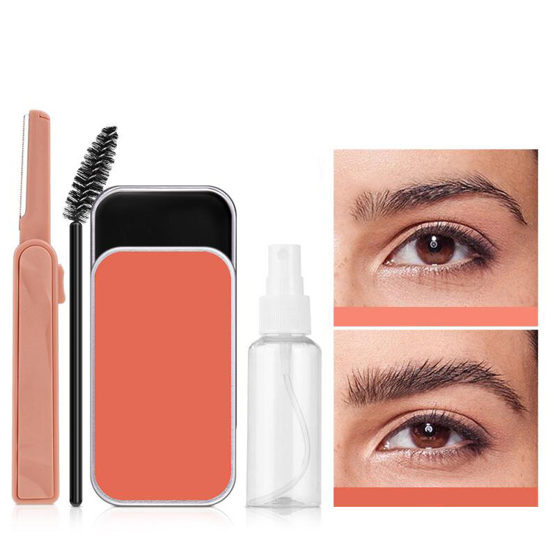 Gel Estilizador para Cejas: Efecto Jabón y Cera, Impermeable, de Larga Duración; Acabado 3D, Emplumado y Natural (