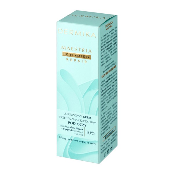 Dermika Maestria Skin Matrix Repair, Luksusowy krem przeciwzmarszczkowy pod oczy, 15 ml