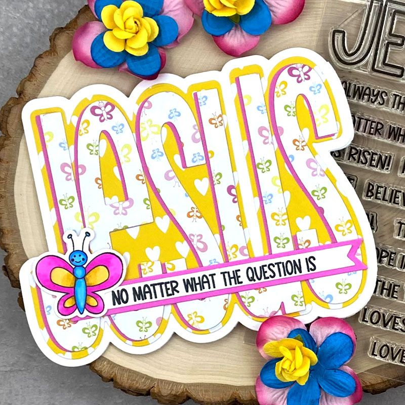 Jesus Phrase Strips Clear Stamp Set