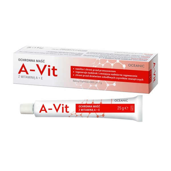 A-Vit, maść ochronna z witaminą A + E, 25 g
