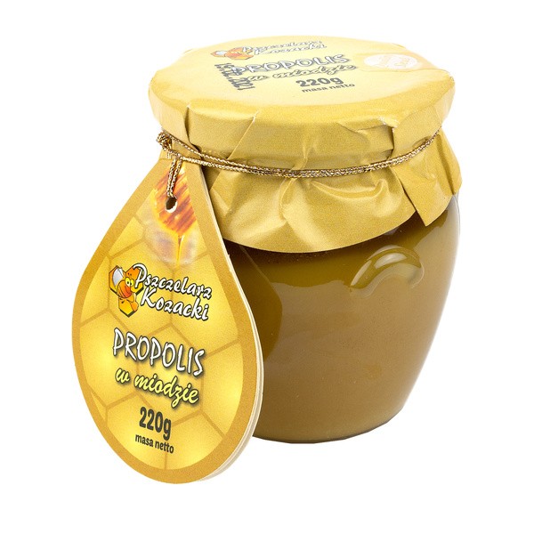 Pszczelarz Kozacki, propolis w miodzie, 220 g
