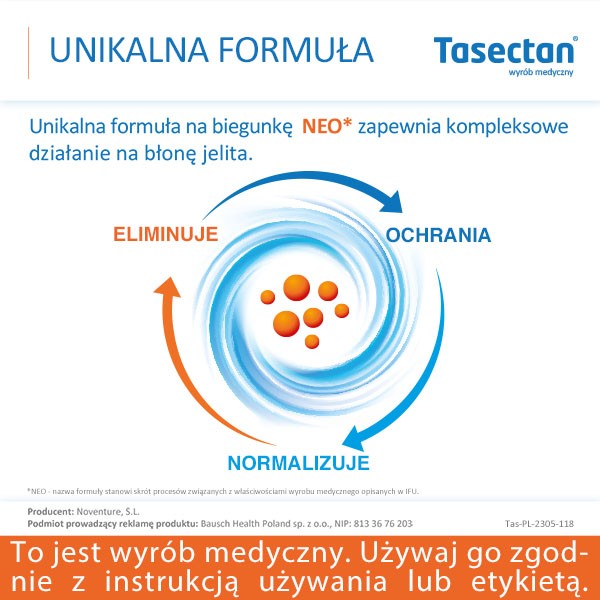 Tasectan 500 mg, kapsułki, 15 szt.
