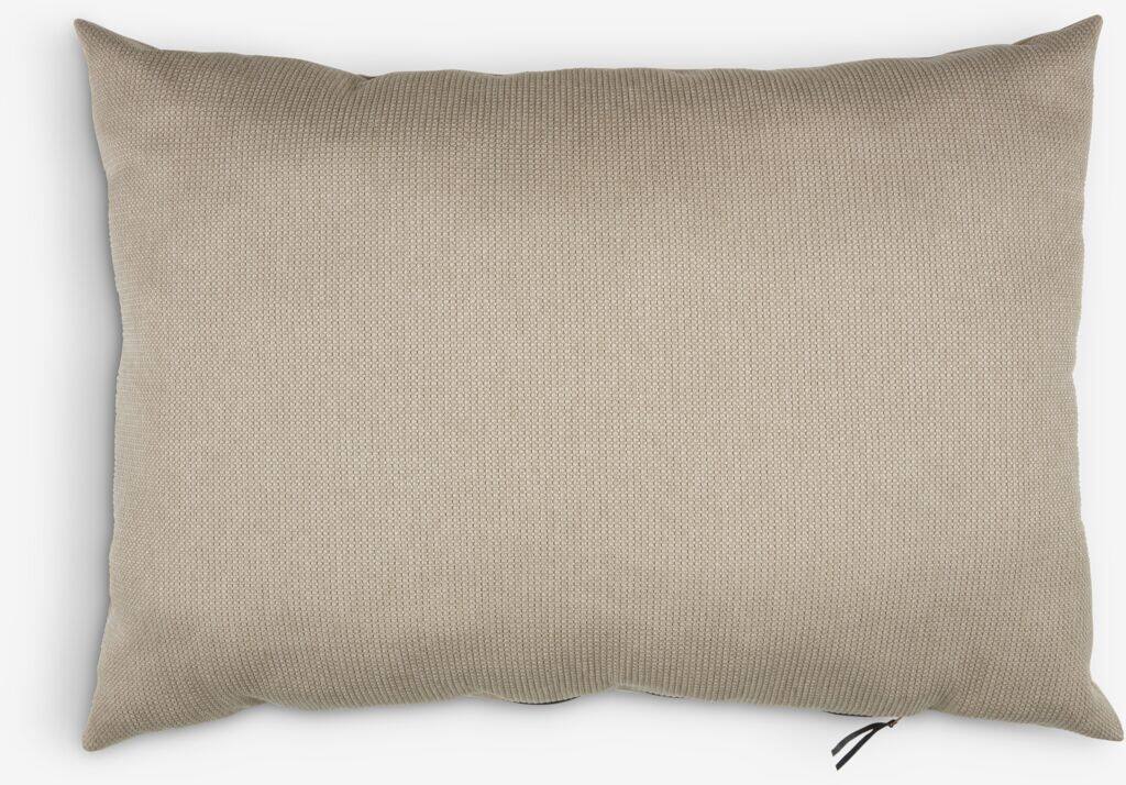 LILJE Ryglænspude LILJE Velour 50x70 Beige