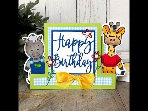 Little Peeps Giraffe & Horse Clear Stamp Set